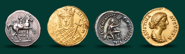 QUATRE PIECES ANCIENNES
